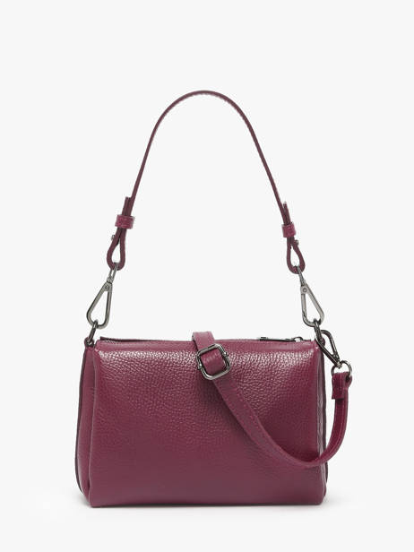 Sac Bandoulière Caviar Cuir Milano Rouge caviar CA25065 vue secondaire 3