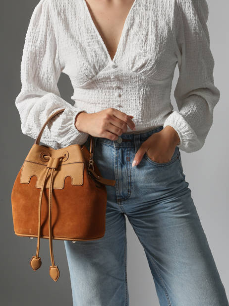 Shoulder Bag La Suite Leather Paul marius Orange la suite CAPUCSUI other view 1