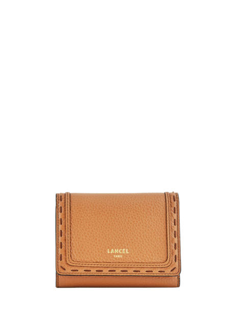 Portefeuille Ã  Rabat Premier Flirt Cuir Lancel Marron premier flirt A10526