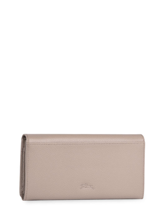 Longchamp Le foulonnÃ© Wallet Gray
