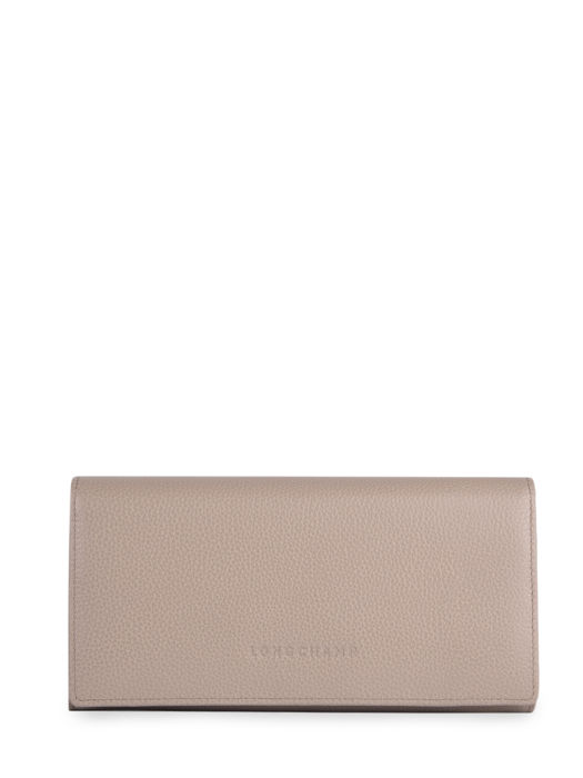 Longchamp Le foulonnÃ© Wallet Gray