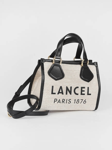 Sac Ã  Main Cabas D'Ã‰tÃ© Avec BandouliÃ¨re Lancel Beige cabas d'ete A12006 vue secondaire 2