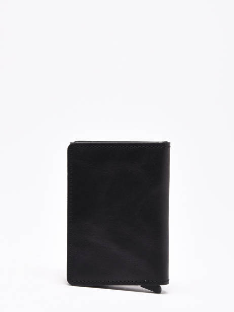 Card Holder Leather Secrid Black vintage SV other view 2