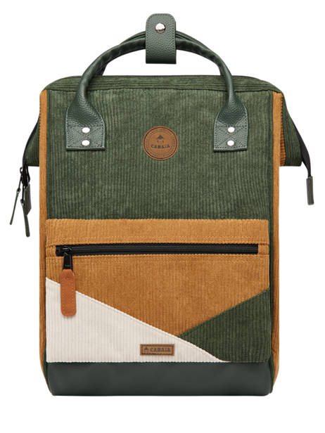 Customisable Backpack Adventurer Medium Cabaia Green adventurer BAGS